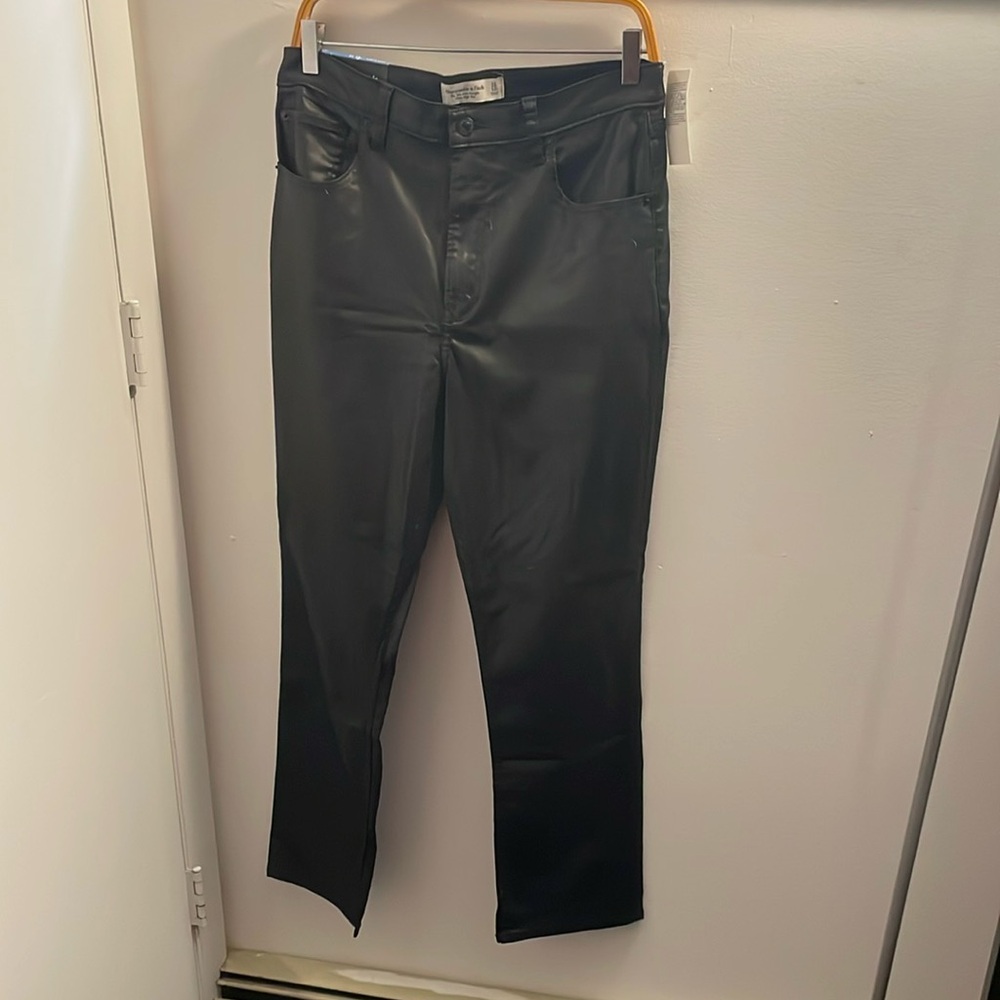 Abercrombie & Fitch Black Slim Straight Pants